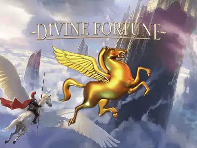 Divine Fortune logo by NetEnt Tower Casino