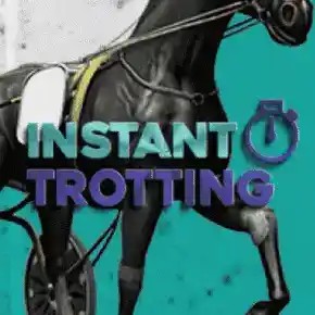 Instant Virtual Trotting slot logo by Leap Gaming at Tower Casino