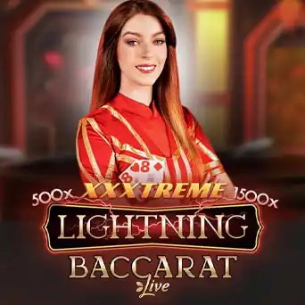 Lightning Baccarat logo – Live Dealer by Evolution at Tower Casino