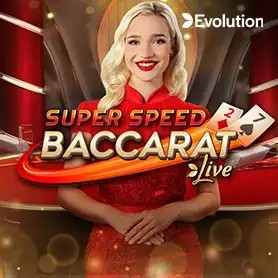 Live Dealer logo of Super Speed Baccarat from Evolution at Tower Casino